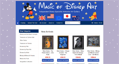 Desktop Screenshot of magicofdisneyart.co.uk